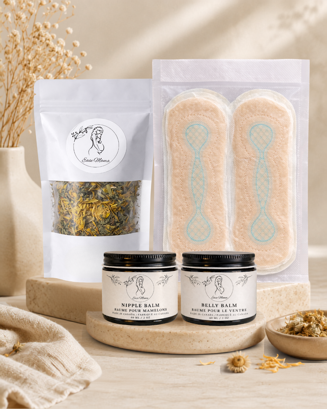 Postpartum Starter Kit - Ease Mama